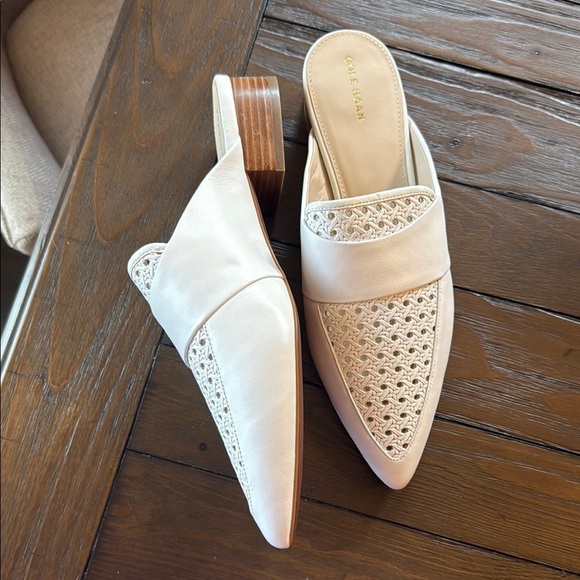 COLE HAAN Leather Mules New - Picture 9 of 9